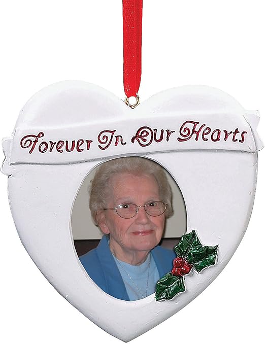 In Our Hearts Forever Memorial Pass Away PERSONALIZED Christmas Ornament 2019