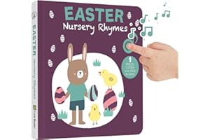Cali's Books Easter Nursery Rhymes - Musical Book - Perfect Easter Basket Stuffers for Toddlers and Baby Easter Basket Stuffers - Featuring 6 Easter Songs and Charming Illustrations
