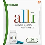 alli Weight Loss Aid Diet Pills, 60mg Starter Pack, 60 Count