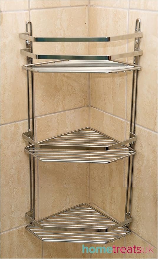Chrome 3 Tier Corner Shower Basket, Shower Caddy Amazon.ca Home & Kitchen