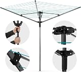 LIVIVO 45m Heavy Duty 4 Arm Rotary Garden Washing Line with Cover view 7