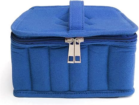 Amazon Bulary エッセンシャルオイル収納ケース エッセンシャルオイル収納ボックス アロマケース 精油 ボックス 精油ケース 収納 化粧ポーチ リップクリーム ネイルポリッシュボトル アロマオイルポーチ ミニボトルケース 5色から選べる 30本用 収納用品 オンライン通販