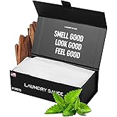Laundry Sauce - Laundry Dryer Sheets (Australian Sandalwood), Luxury Fragrance, Contains Essential Oils, Softens Fabric, Removes Static Cling, Eco-Friendly Packaging, Travel Friendly, 69 Count