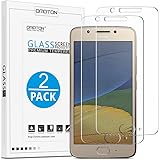 [2 St&uuml;ck] OMOTON Panzerglas Displayschutzfolie f&uuml;r Motorola Moto G5, Anti-Kratzen, Anti-&Ouml;l, Anti-Bl&auml;schen, lebenslange Garantie