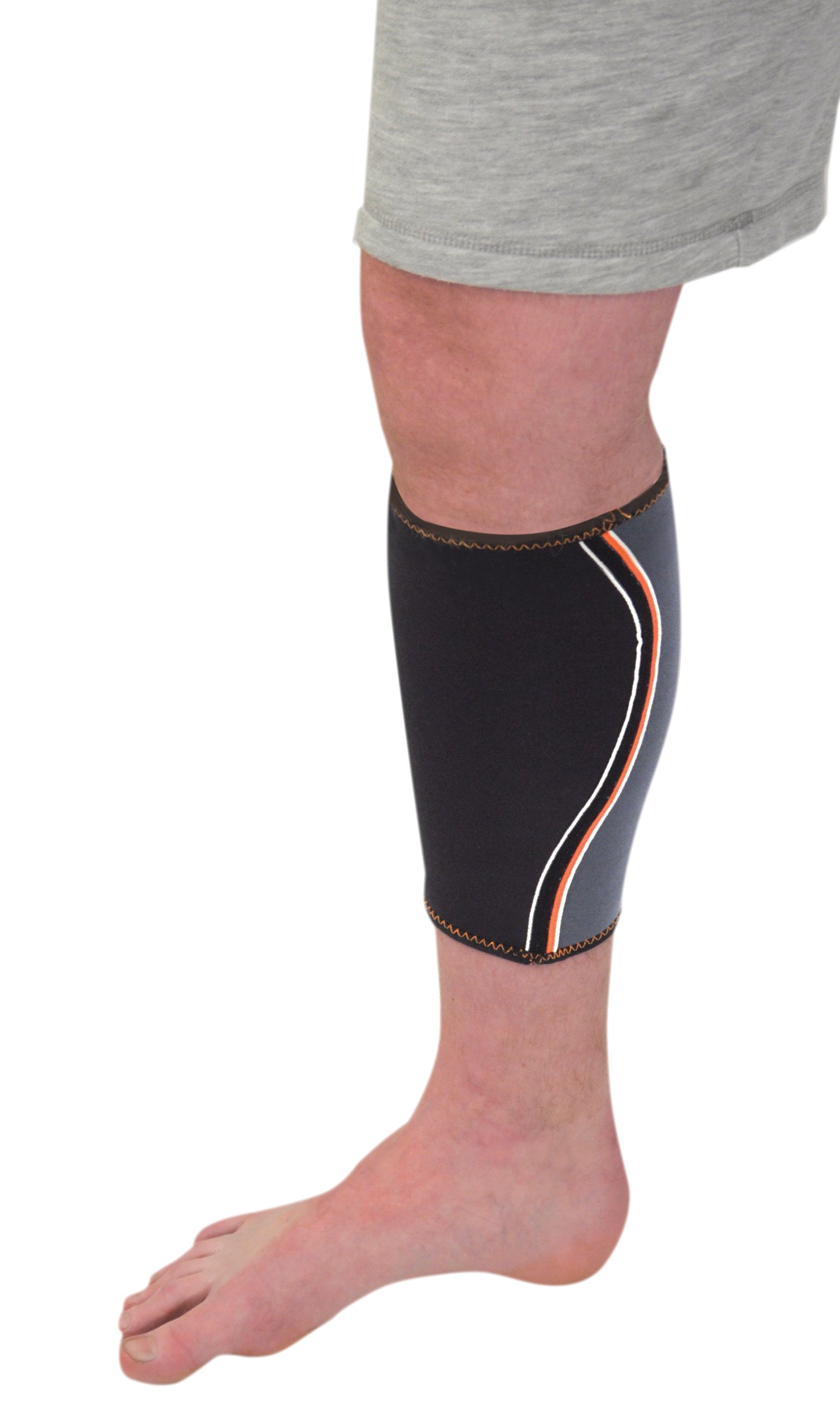 Aidapt Small Elasticated Compression Rehabilitation Calf Support Sleeve for Shin Splints, Cramp and Muscle Injury. Aid for Men and Women