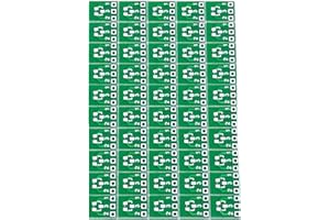 Chironal 50pcs New Double-Side SMD SOT23-3 to DIP SIP3 Adapter PCB Board DIY Converter