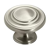 Amerock | Cabinet Knob | Satin Nickel | 1-5/16 inch
