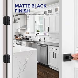 Ravinte 30 Pack Matte Black Door Hinges 3.5"x