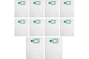 10 Pack Vacuum Filter Bags Compatible with Numatic Henry HEPA-FLO Series NVM-1CH Vacuum Bags & for Henry Hetty Basil James