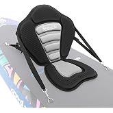 Detachable Universal Paddle-Board Seat - Adjustable Paddle Board Seat, Form-Fitting Design for All Body Sizes, Large &amp; Small, Compatible for Kayaks, Rowboats, Fishing Boats - SereneLife SLSUPST15