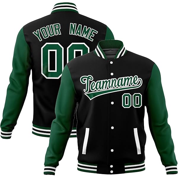 Custom Varsity Jacket Lightweight Letterman Bomber Baseball Coat