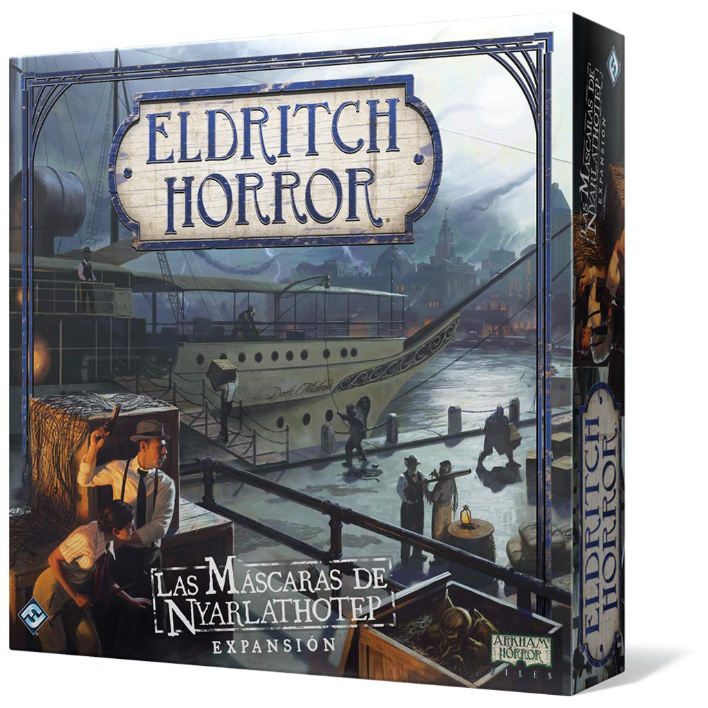 Asmodee Fantasy Flight Games | Eldritch Horror: The Masks of Nyarlathotep | Expansion | Cooperative Mystery Board Game | Ages 14 | 1 to 8 Players | 2-4 Hours per Game | English