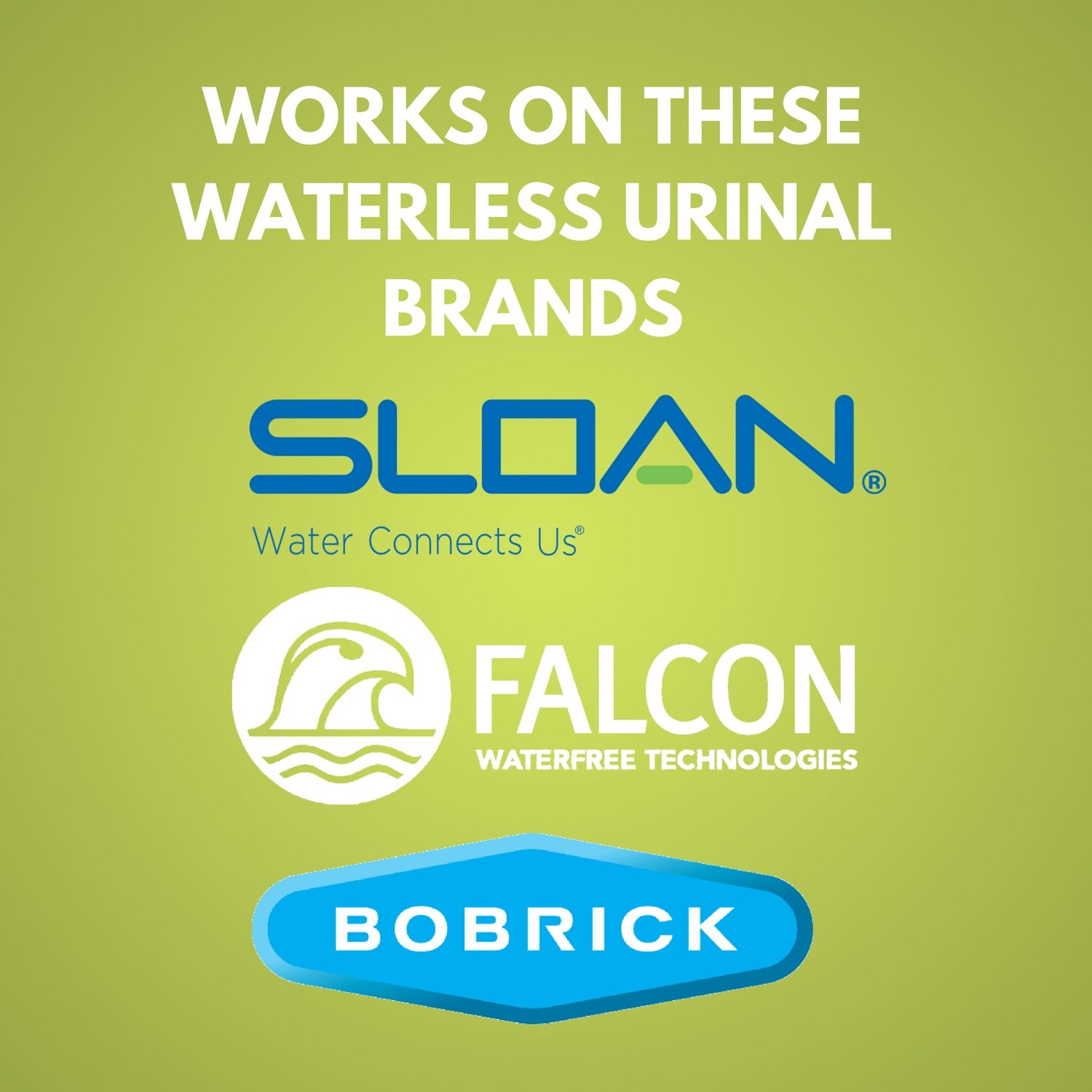 EZ Trap Waterless Urinal Cartridge Replacement Kit For SLOAN, FALCON & BOBRICK Waterfree