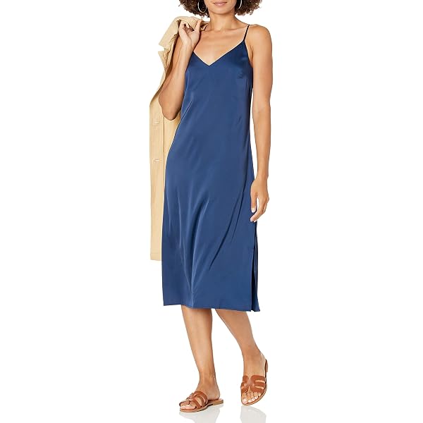 black a line dress midi Miss Circle Women's Delaney Lapel Halter Midi A-Line Dress - Black