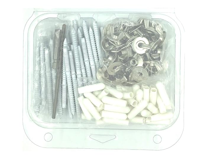Albany County Fasteners Hurricane Hardware Kit - Stainless Steel Phillips Bolts, Anchors & Setting Tool