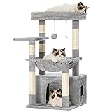 Heybly Cat Tree, Kitten Tower with Large Soft Cat