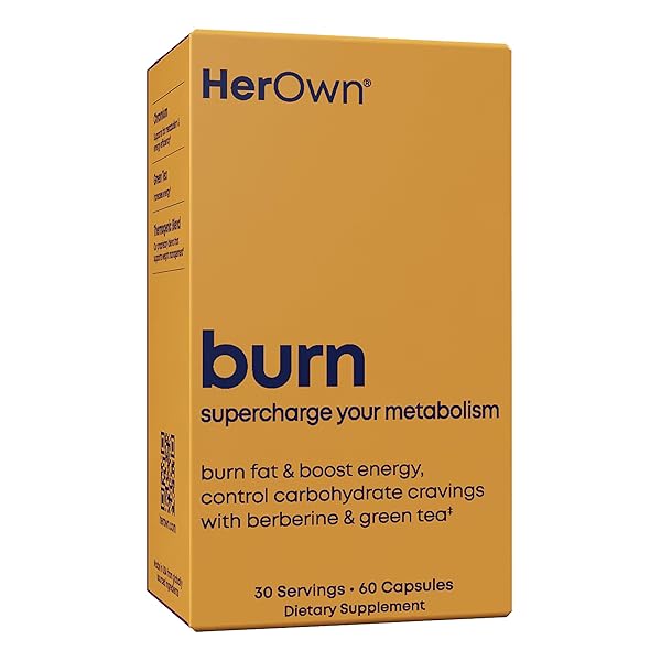 HER OWN BOOST, HELPS BOOST ENERGY, SUPPORTS METABOLISM, PROPRIETARY THERMOGENIC BLEND, GREEN TEA LEAF EXTRACT, GLUTEN AND SOY FREE, VEGAN, 60 CAPSULES, 30 SERVINGS, SMALL, MULTI