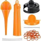 Oil Change Kit Compatible with Harley, Complete Motorcycle Oil Change Tool | with Filter Cap Wrench, Fill Tools &amp; 30Pcs O-Rings