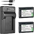 Kastar Battery (X2) & Slim USB Charger for Sony NP-FH50, NPFH50, NP-FH30, NP-FH40 and Sony CyberShot DSC-HX1 DSC-HX100V DSC-HX200V, DSLR Alpha 230 A230 A330 A380 A390, HDR-TG1E TG3 TG5 TG7