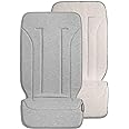UPPAbaby Reversible Seat Liner/Water-Resistant and Comfortable/Easy Stroller Attachment/Phoebe (Breathable Light Grey/Cozy Fleece)
