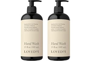 Loved01 Hand Wash, John Legend Skincare, Liquid Hand Soap, Gentle & Hydrating, Cruelty-Free, Formulated with Nourishing Oils & Soft Lavender, 2-Pack (15 oz each)