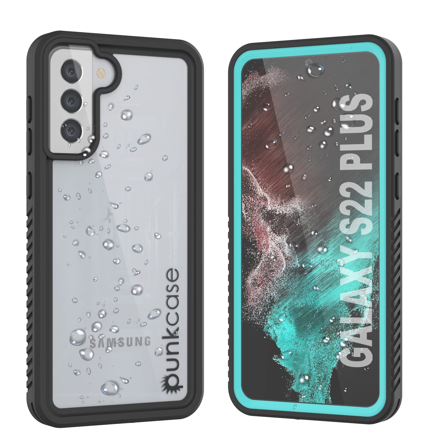 Punkcase Galaxy S22 Plus Waterproof Case [Extreme Series] [Slim Fit] [IP68 Certified] [Shockproof] [Dirtproof] [Snowproof] Armor Cover for Galaxy S22 Plus 5G (6.6") (2022) [Teal]