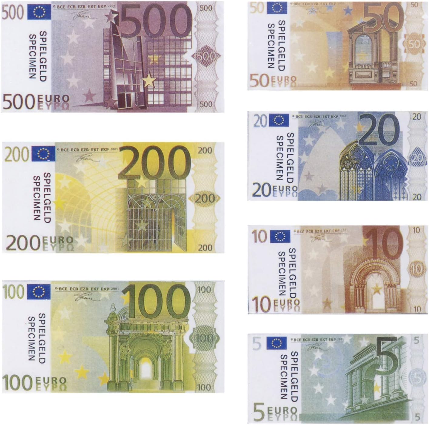 PhiLuMo Spielgeld Euro Münzen und Scheine, 90-teilig: Amazon.de: Spielzeug