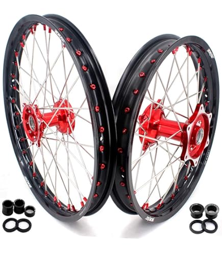 Amazon.com: KKE 21/19 MX Cast Motorcycle Dirt bike Wheels Rims