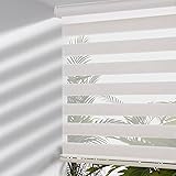 MYshade Cordless Zebra Blinds with Free-Stop