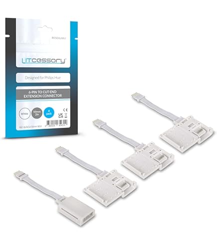 Amazon.com: Litcessory Extension Cable for Philips Hue V3/WiZ