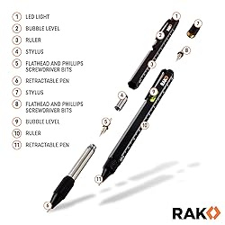 RAK Multitool Pen - Multi-Tool Pens, LED