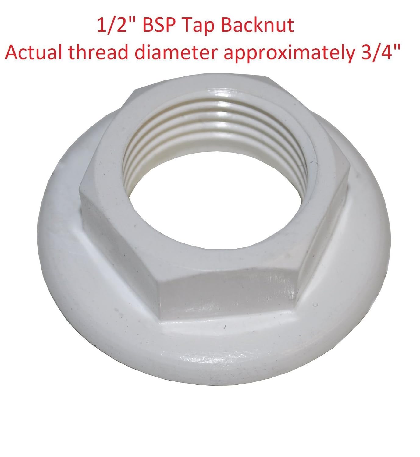1/2" Nylon Tap Back Nut Pack of 2 Amazon.co.uk DIY & Tools