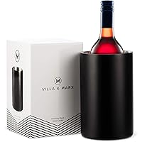Villa & Marx Wine Chiller - Premium Iceless Wine Cooler, Keeps All 750ml Bottles Cold For Hours, Elegant Insulated…