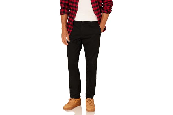 Amazon Essentials Mens Slim-Fit Wrinkle-Resistant Flat-Front Chino Pant