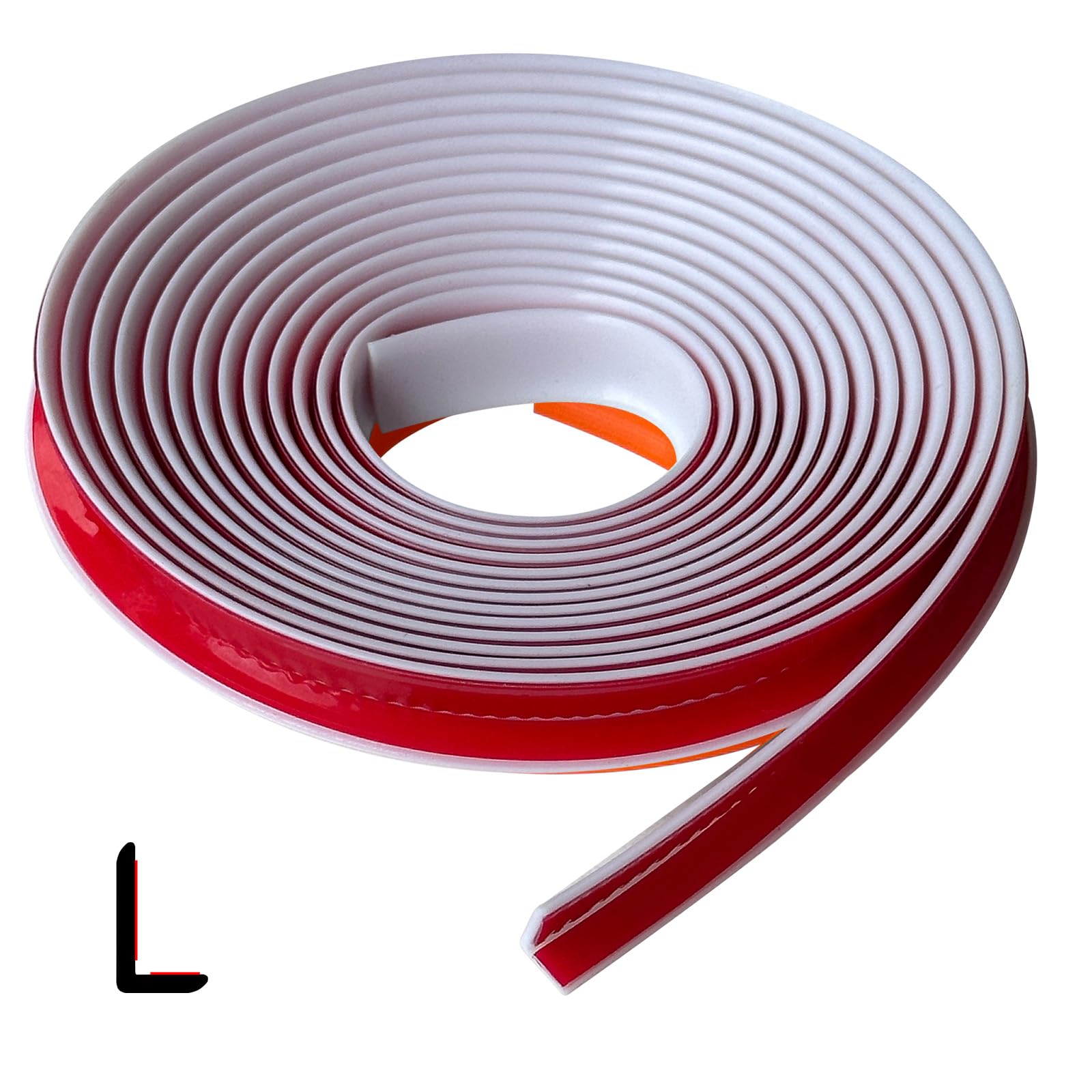 Rubber Corner Edge Trim, Self Adhesive L Shaped