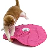 Interactive Cat Play-Catch The Tail-Electric, Rotating Feather , Motion, Automatic, Best Undercover Mouse Under Blanket cat T