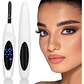 ShenlanBolt Heated Eyelash Curler for Women, Electric Lash Curler with 10s Fast Heating, 4 Adjustable Temp (65°C-95°C), 24H Curl, USB-C Rechargeable, Ergonomic Design, Travel-Friendly Makeup Tool Gift