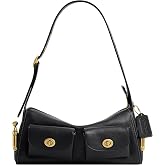 Coach Women's The Originals Natural Grain Leather Turnlock Haversack Bag 27