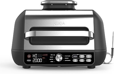 Ninja Foodi MAX PRO Health Grill with Air Fryer 3.8L 7-in-1 AG651UK