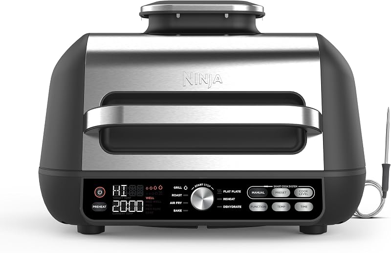 Ninja Foodi MAX PRO Health Grill with Air Fryer 3.8L 7-in-1 AG651UK