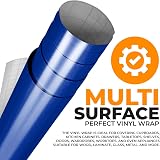 vgoltd Gloss Self-Adhesive Vinyl Wrap 60x200 cm Blue Kitchen Countertop view 4