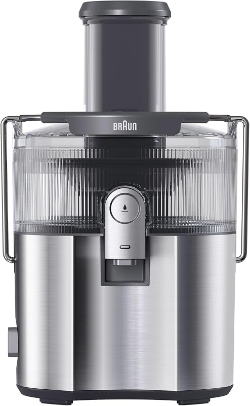 MultiJuice 7 SJ7000, Centrifugeuse Technologie ColdXtract, Ouverture Remplissage 75mm, Récipient Jus 2L, Système Anti-Goutte, Système Sécurité Quadruple, Filtre Acier Inoxydable, 1000W, Gris