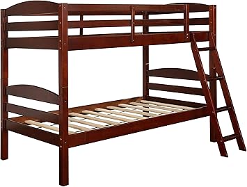 Amazon Com Powell Bunk Bed Espresso Twin Furniture Decor