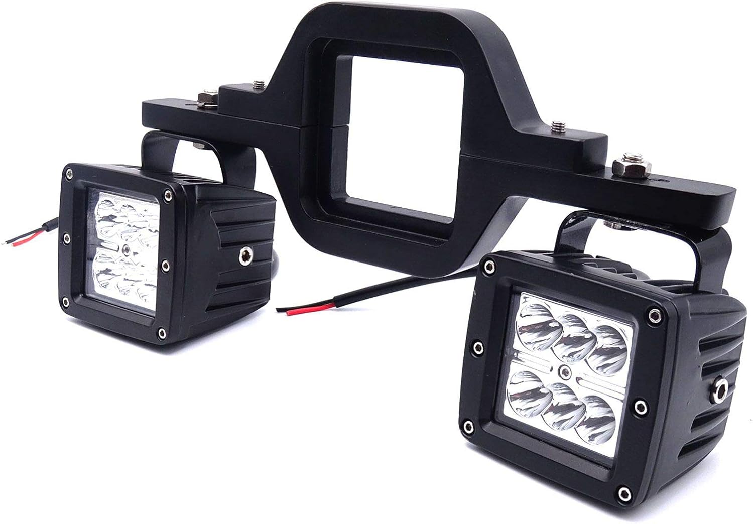 Dasen Universal Tow Hitch Receiver Mount Bracket ＆ 2X 18W