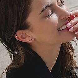 PRETOLE Sterling Silver Stud Earrings, Sterling