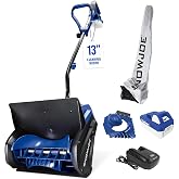 Snow Joe 24V Cordless Snow Shovel Kit with Cover and Scraper, 24V-SS13-TV1 | 13 Clearing Path, 400W Motor, Heavy-Duty Snow &amp; Ice Removal for Driveway &amp; Walkway