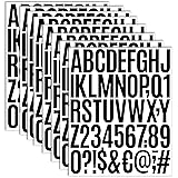 8 Sheets Self Adhesive Vinyl Letters Numbers