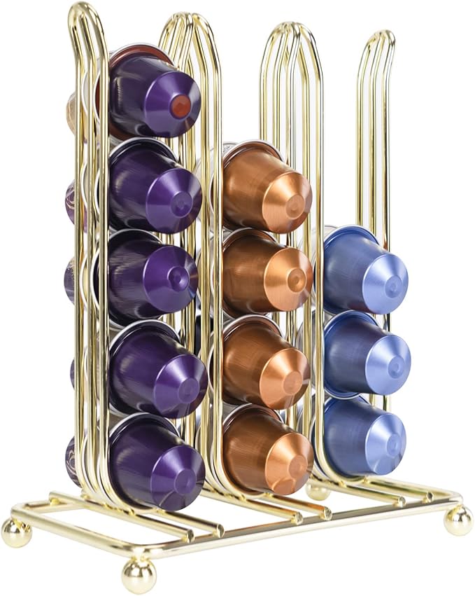 30 Coffee Capsule Holder Pod Stand Rack Capsule Tower Stand for Nespresso, Caffitaly Espresso