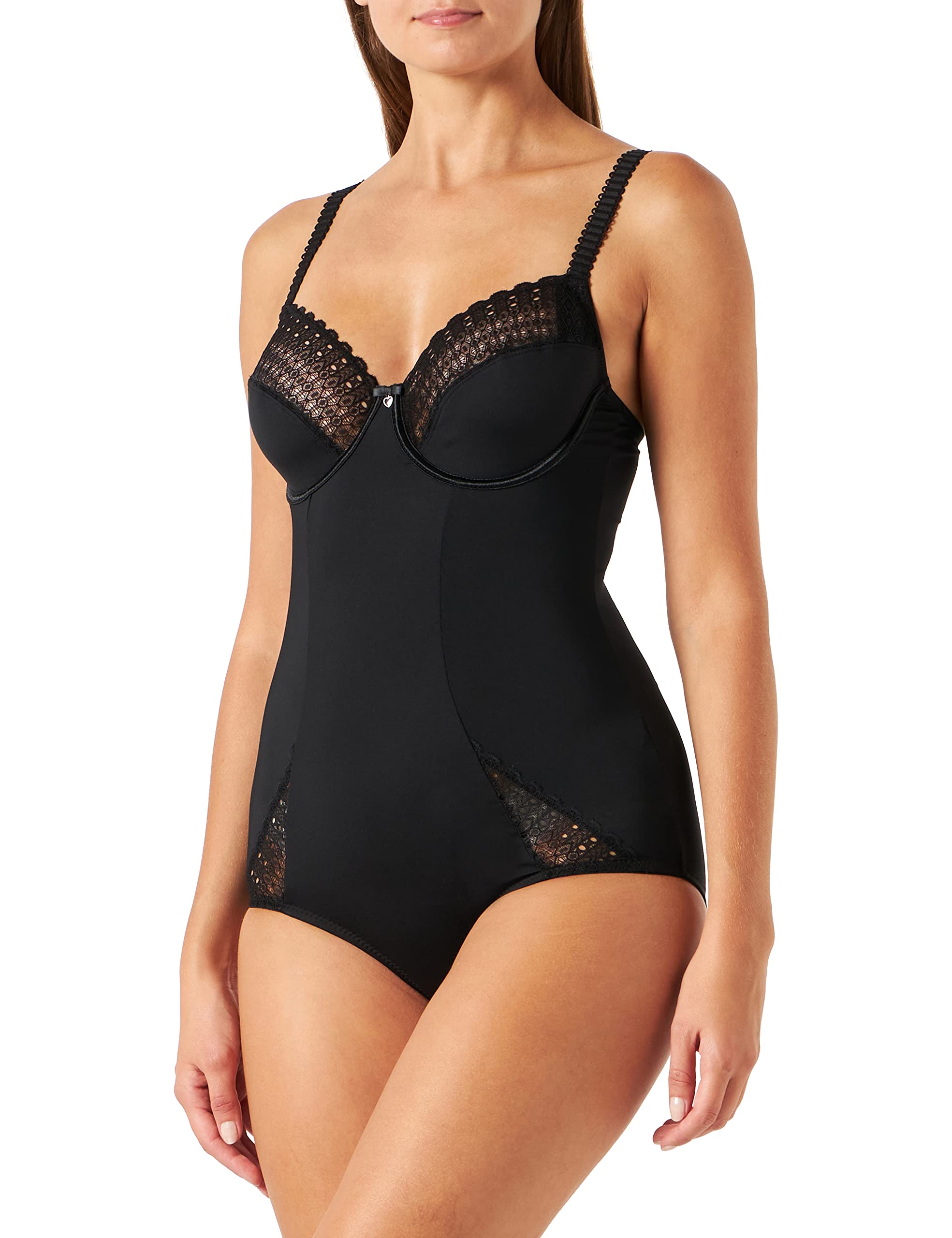 Sassa Women's Shaping Body 989 Size 12 (Manufacturer Size: 80D), Black (Black 500)