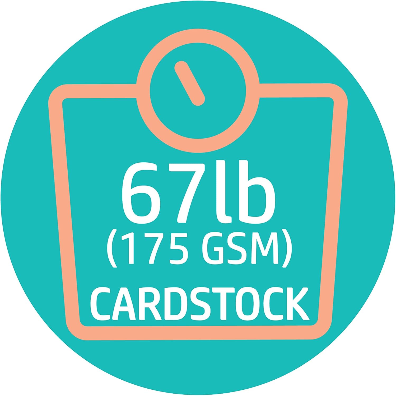 Springhill Cream Colored Cardstock Paper, 67lb Vellum Bristol, 147 gsm, 8.5 x 11 cardstock, 1 Ream / 250 Sheets - Lightweight Cardstock with Vellum Finish (097000R) : Office Products